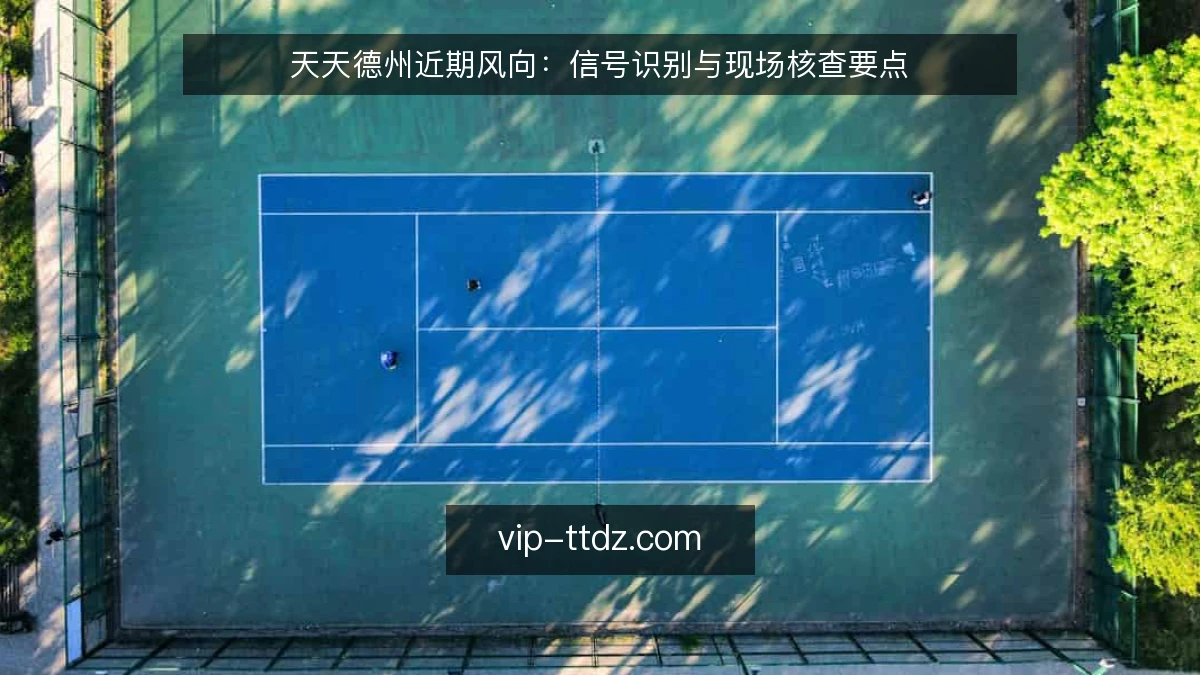 天天德州近期风向:信号识别与现场核查要点