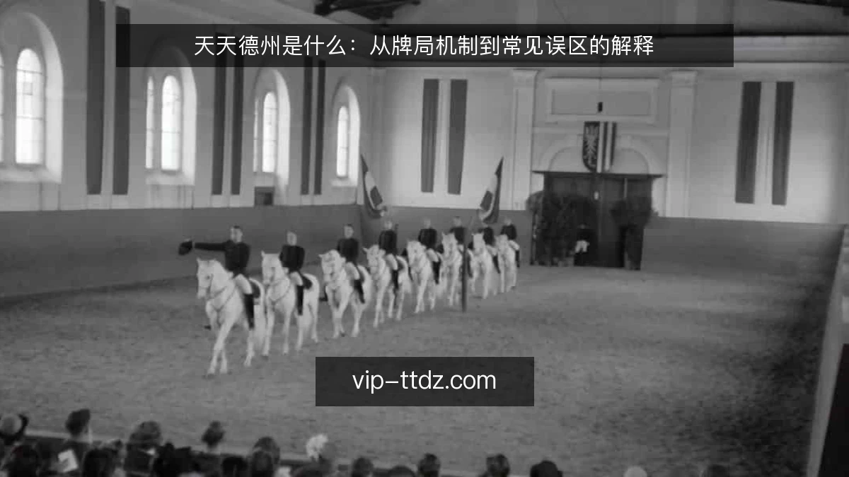 天天德州是什么：从牌局机制到常见误区的解释